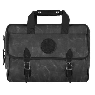 Duluth Pack Canvas Classic Carry-On Briefcase, Waxed Gray