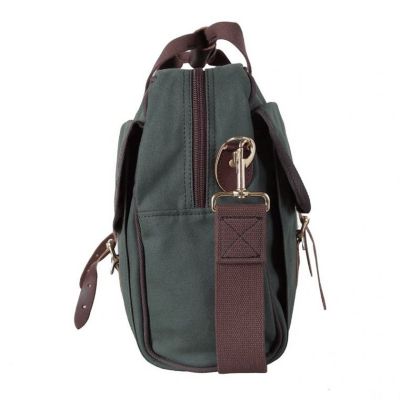 Image showing  Canvas Classic Carry-On Briefcase, Waxed Khaki