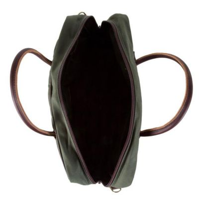 Image showing  Olive Drab Leather Freelance Briefcase