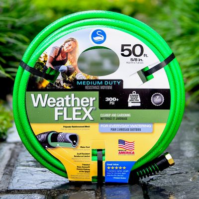 Image showing 9 th Swan 5/8 in. x 80 ft. WeatherFLEX Medium-Duty All-Weather Garden Hose