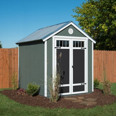 Image showing  6 ft. x 8 ft. Wooden Garden Utility Shed