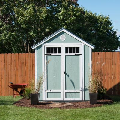 Image showing 7 th Shed Master 6 ft. x 8 ft. Wooden Garden Utility Shed