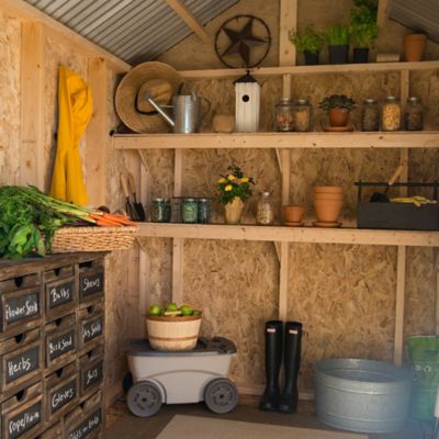 Image showing 8 th Shed Master 6 ft. x 8 ft. Wooden Garden Utility Shed