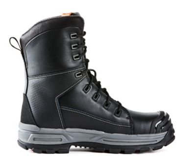 black slip resistant work boots