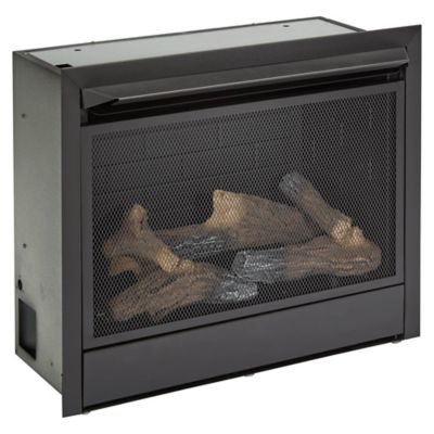 Image showing  Dual-Fuel Indoor Ventless Gas Fireplace Insert, 26,000 BTU, Remote Control