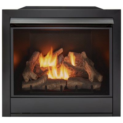 Duluth Forge Dual Fuel Ventless Gas Fireplace Insert - 32,000 BTU, Remote Control - Model# FDI32R