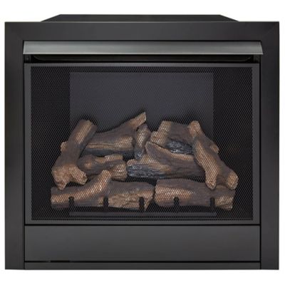 Image showing  Dual-Fuel Indoor Ventless Gas Fireplace Insert, 32,000 BTU, Remote Control, 170038