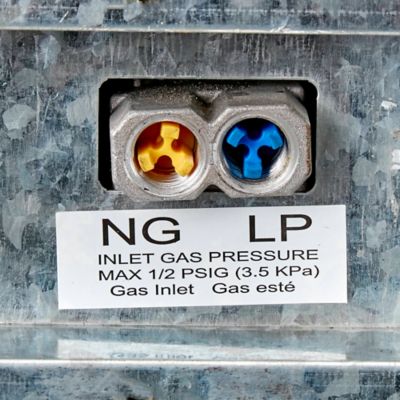 Image showing 8 th ProCom 28 in. Dual-Fuel Ventless Gas Fireplace System, Corner Combo Mantel, 15,000 BTU, Antique White