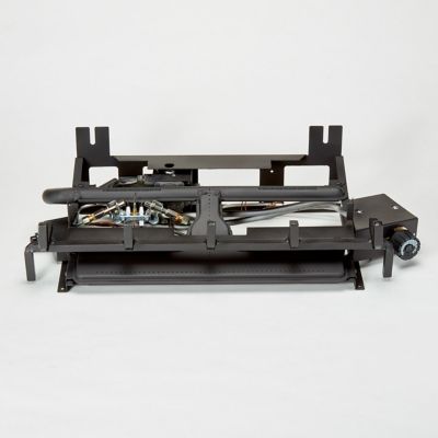 Image showing 5 th Duluth Forge Ventless Dual-Fuel Gas Log Set, 30 in. Stacked Oak, 33,000 BTU, T-Stat Control