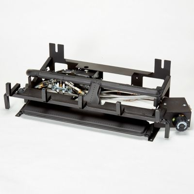 Image showing 6 th Duluth Forge Ventless Dual-Fuel Gas Log Set, 30 in. Stacked Oak, 33,000 BTU, T-Stat Control