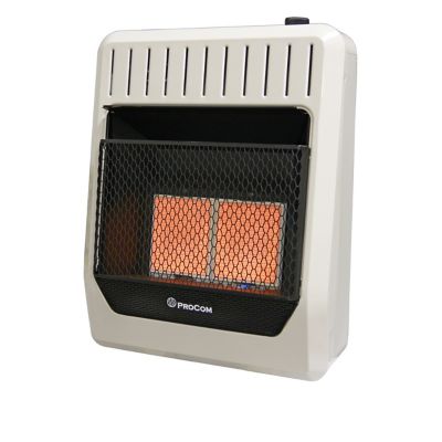 ProCom 20,000 BTU Dual-Fuel Ventless Infrared Plaque Heater
