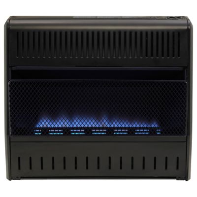 Image showing  Dual Fuel Ventless Blue Flame Garage Heater, 1,000 sq. ft., 30,000 BTU, T-Stat Control