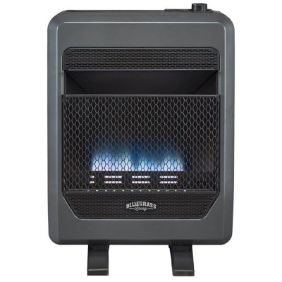 Bluegrass Living 20,000 BTU Ventless Blue Flame Gas Wall Space Heater, 200087