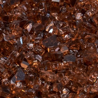 Generic Duluth Forge Classic Copper Fire Glass, 10 lb. Bag Fire Pit Glass