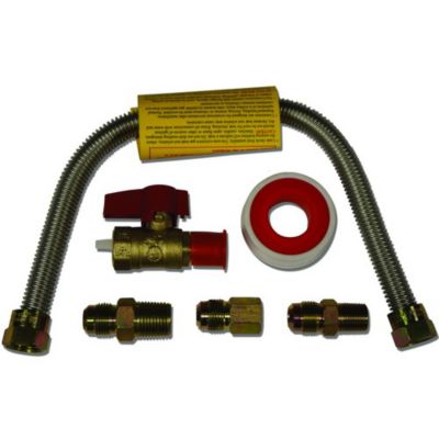 Generic 24in. Universal Gas Appliance Hook-up Kit - Model# GLS200-24-TF