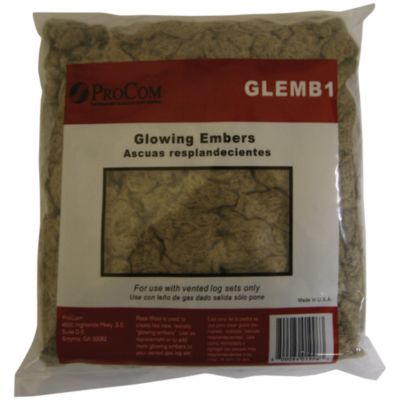 Generic ProCom Vented Gas Log Set Glowing Embers