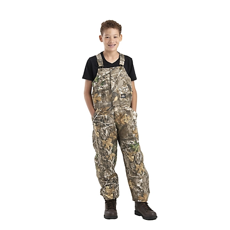 Berne Kid's Camouflage Insulated Bib Overalls