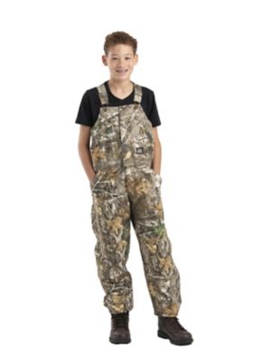 Berne Kids' Insulated Camo Bib Overalls