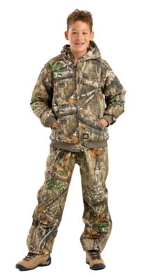 Berne Kid's Camouflage Duck Insulated Hooded Jacket
