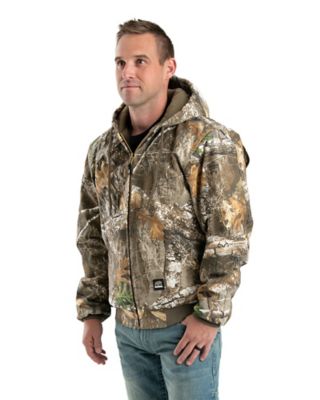 Image showing  Men's Hooded Insulated Realtree APEX Camouflage Jacket