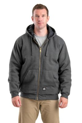 Berne Men's Quilt-Lined Zip-Front Hooded Sweatshirt Berne quilt lined zip hooded sweatshirt
