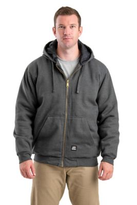 Berne Men's Quilt-Lined Zip-Front Hoodie