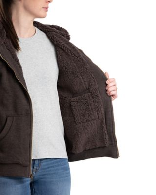Image showing  Women's Sherpa-Lined Zip-Front Hoodie