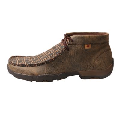 Image showing  Men's Work Alloy Toe Chukka Driving Moc Casual Shoes