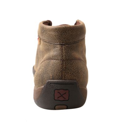 Image showing 4 th Twisted X Men's Work Alloy Toe Chukka Driving Moc Casual Shoes