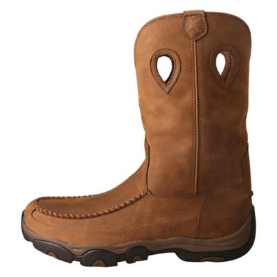 Image showing  Men's Mid Pull-On Hiking Boots, 11 in., Brown