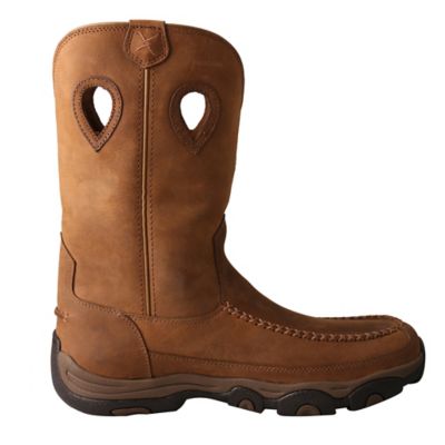 Image showing 5 th Twisted X Men's Mid-Calf Waterproof Pull-On Hiking Boots, 11 in., Brown