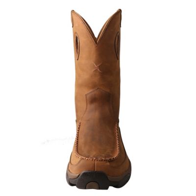 Image showing  Men's Mid-Calf Waterproof Pull-On Hiking Boots, 11 in., Brown