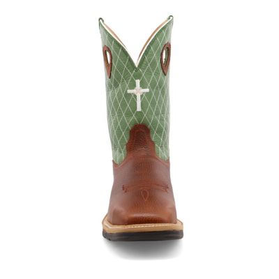 Image showing  Men's Steel Toe Western Work Boots, 12 in.