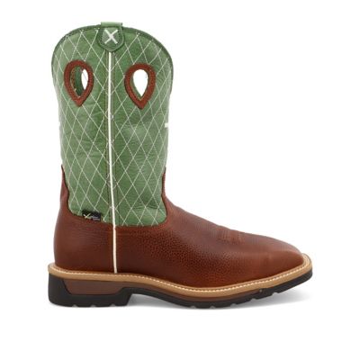 Image showing  Men's Steel Toe Western Work Boots, 12 in.