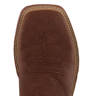 Image showing  Men's WS Toe Western Work Boots, 12 in., Brown/Light Blue