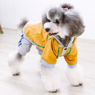 Image showing 3 th Touchdog Cloudburst Reversible Waterproof Dog Raincoat