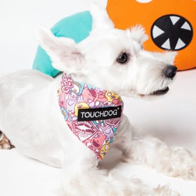 Image showing  Star Patterned Fashionable Velcro Dog Bandana
