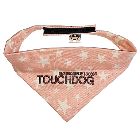Touchdog Star Patterned Fashionable Velcro Dog Bandana