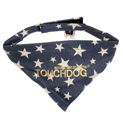 Touchdog Star Patterned Fashionable Velcro Dog Bandana