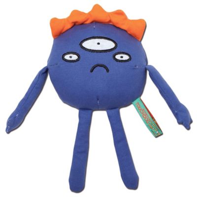 Touchdog Alien Monster Plush Dog Toy, Blue