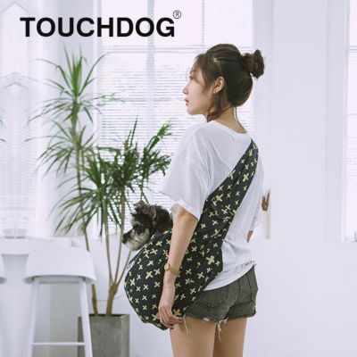 Image showing 6 th Touchdog Paw-Ease Travel Sling Pet Carrier