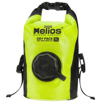 Dog Helios Grazer Waterproof Travel Dry Dog Food Dispenser Bag, 101 oz., Yellow