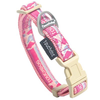Touchdog 'Bubble Yum' Tough-Stitched Embroidered Adjustable Collar and Leash