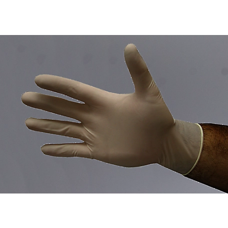 Ideal Instruments Latex Powder-Free Gloves, Medium, Box of 100, AT300PF-M