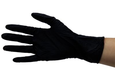 Ideal Instruments Ideal Nitrile Black Gloves, Size XL