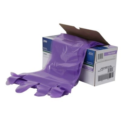 Image showing  Ideal PolyShield OB Gloves, Purple