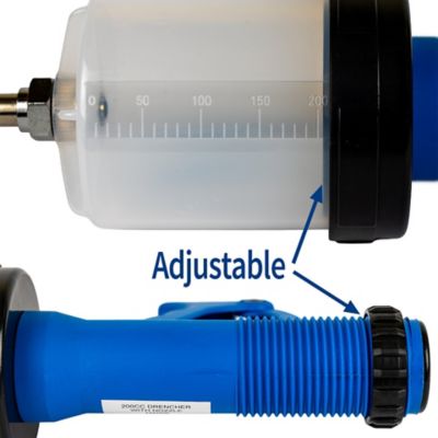 Image showing  Drencher Syringe with Nozzle, 200cc