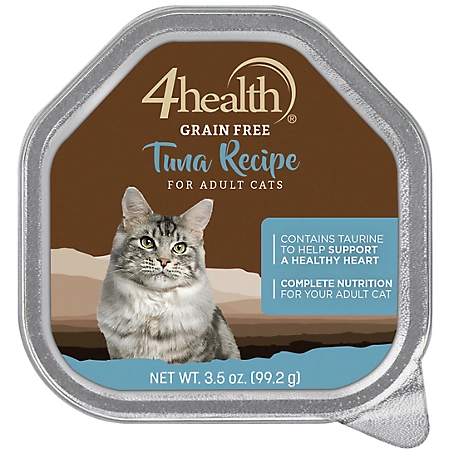 4health Grain Free Adult Tuna Recipe Wet Cat Food, 3.5 oz.