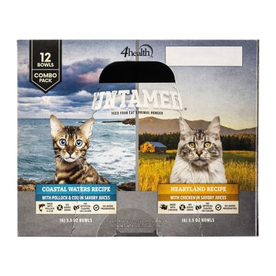 Image showing  All Life Stages Preservative-Free Pollock, Cod and Chicken Recipe Wet Cat Food, 3.5 oz., Pack of 12 Bowls