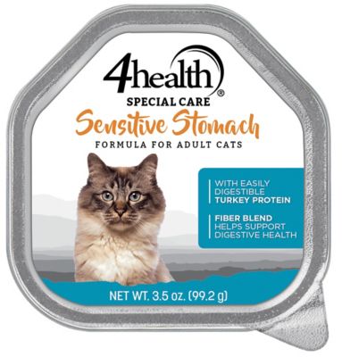 4health Special Care Adult Sensitive Stomach Formula Turkey Recipe Wet Cat Food, 3.5 oz.